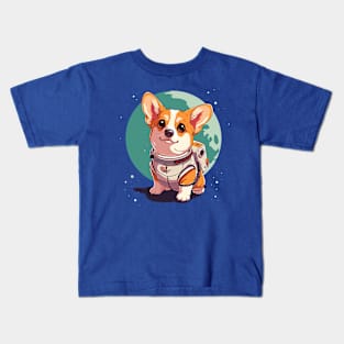 space corgi Kids T-Shirt